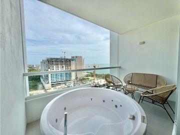 Apartasuite con balcón y jacuzzi en pozos colorados