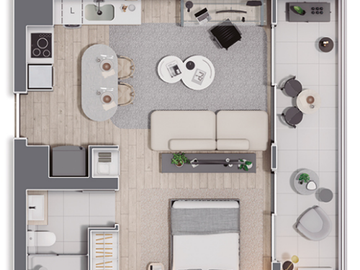 Departamento en Venta en VENTA SIN COMISIÓN/ Ciudad Empresarial
