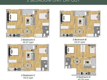 1 Bedroom and 2 Bedrooms at One Lancaster Park Alapan llA, Imus Cavite