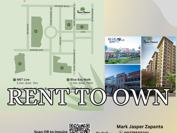 Palm Beach West 2 Bedroom Unit 38.5sqm Rent to Own