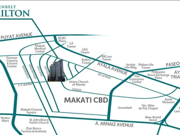 RUSH!! 2BR Condo For Sale in Greenbelt Hamilton, Legazpi Village, Makati City