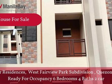 FOR SALE: ​Fully Furnished 3-Storey, 6 Bedroom at Fairview, Quezon City