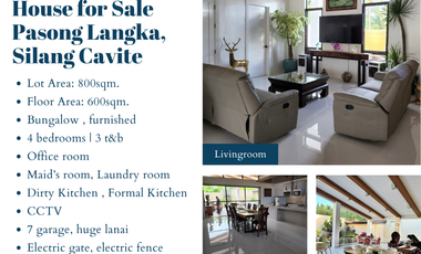 Bungalow House for Sale in Silang Cavite