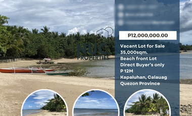 3.5 Hectares Beach Lot for Sale at Kapaluhan, Calauag, Quezon Province