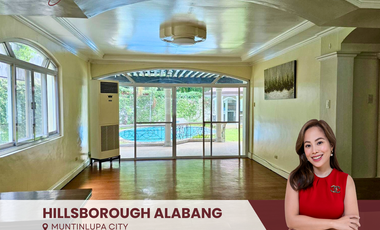 Muntinlupa City | House and Lot 5 Bedroom 5BR for Sale at Hillsborough Alabang Village with Swimming Pool and Backyard