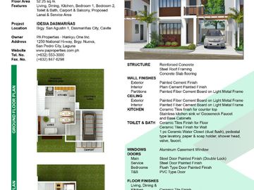 Talia|Asian 2-storey single-attached House w/ 2 bedrooms for sale in Dasmariñas