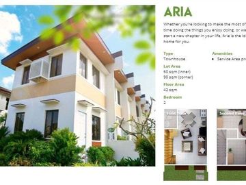 For Sale: Aria |Asian-inspired 2-storey townhouse with 2 bedrooms in Dasmariñas, Cavite!