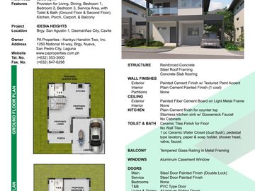 FUJI | 2 Storey Single Detached with 3 Bedroom For Sale in Dasmariñas