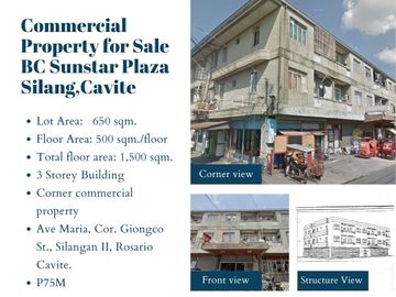 Property for Sale BC Sunstar Plaza Building Silang, Cavite