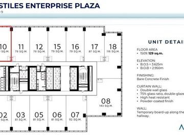 Office Space For Sale in Stiles Enterprise Plaza, Circuit Makati