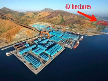 For a port Zambales 42.3 Hec Beach Lot in Brgy. Cawag, Subic, beside Hanijn