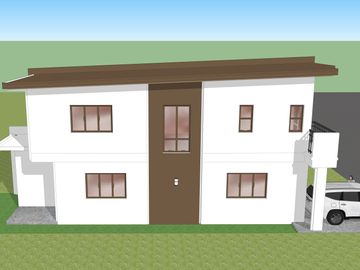 100sqm, 7.450m   3 bedroom customized single attached house and lot for sale