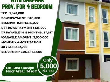 3 Storey Townhouse For Sale in Treelane Subdivision, Bucandala I, Imus, Cavite