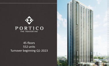 FOR SALE! 1 Bedroom Brand New Unit- Travertine at Portico Tower 2