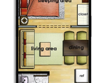 FOR SALE: MAKATI CITY, Malugay St. - The Linear Makati Tower 1 (1BR Condo Unit)