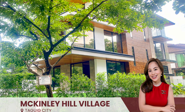 3-Storey Brand New House and Lot with Basement in Taguig City at McKinley Hill Village near Venice Piazza Mall