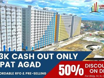 RFO 2BR Condo in Pasig for Sale - 50% Off On Downpayment