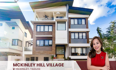 RUSH SALE! McKinley Hill Village 5 Bedroom 5BR House and Lot for Sale in Taguig City | 5-Storey Home with Basement and Roof Deck