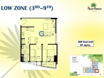 2 Bedroom RFO Rent To Own in Pasay Bay Area| Palm Beach West