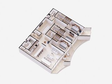 🏝️ PENTHOUSE MODEL B | THE STELLA – COZUMEL
