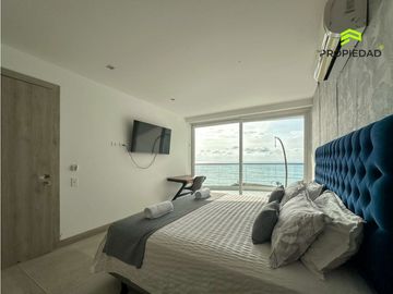 Departamento en Manta con Vista al Mar y Acceso a la Playa en Mykonos