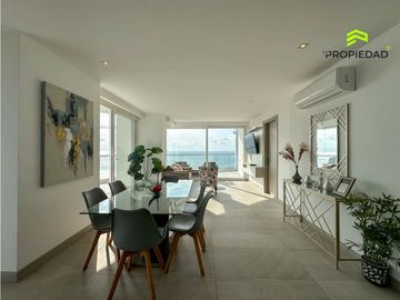 Departamento en Manta con Vista al Mar y Acceso a la Playa en Mykonos