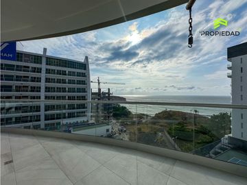 Departamento en Manta con Vista al Mar y Acceso a la Playa en Mykonos