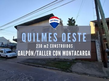 VENTA GALPON/TALLER CON MONTACARGA QUILMES OESTE