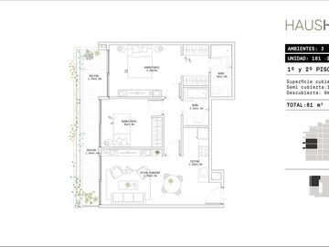 Depto Venta Villa Devoto 3 Amb Balcón Aterrazado