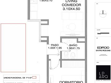 Departamento dos ambientes en venta - Entrega Septiembre 2025