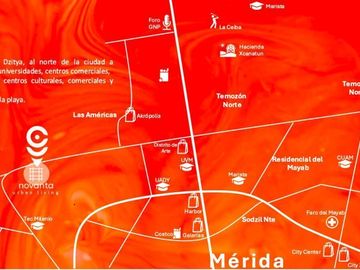 NOVANTA: Departamento de 1 recámara en Dzityá, Mérida.