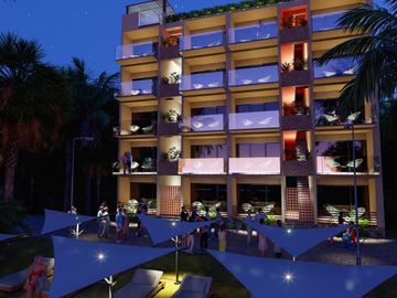 EN VENTA ESTUDIO EN MAHAHUAL CON AREA DE YOGA Y ALBERCA INFINITY