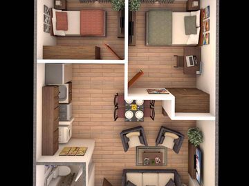 2 Bedroom with Balcony Amenities View for Sale in Tagaytay (Pine Suites)