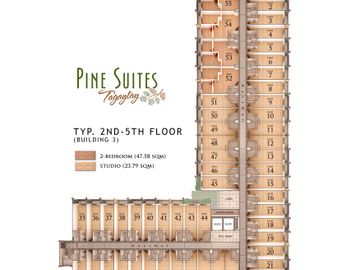 2 Bedroom with Balcony Amenities View for Sale in Tagaytay (Pine Suites)