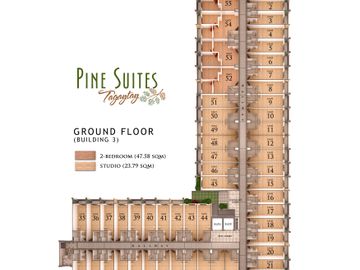 2 Bedroom with Balcony Amenities View for Sale in Tagaytay (Pine Suites)