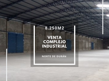 Venta de complejo industrial 8.250m2  Vía Durán- Yaguachi