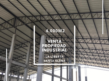 Venta bodega industrial 4000m2 La Libertad.