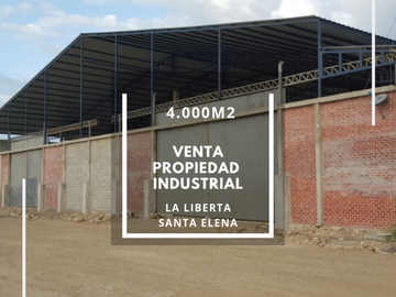 Venta bodega industrial 4000m2 La Libertad.