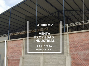Venta bodega industrial 4000m2 La Libertad.