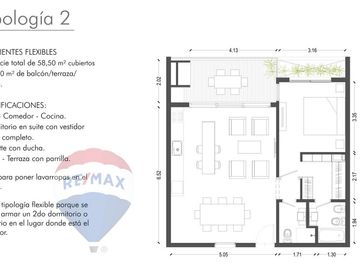 DEPARTAMENTO DOS AMBIENTES EN VENTA EN LA CALABRIA