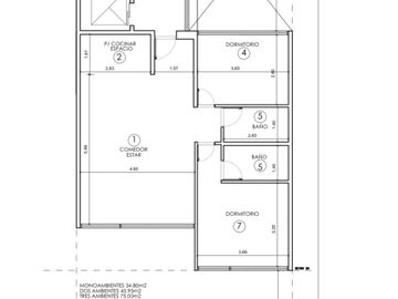 VENTA DEPARTAMENTO 1 AMB DE POZO - AMPLIA FINANC.