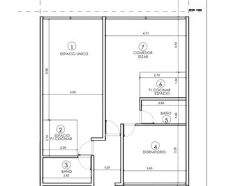 VENTA DEPARTAMENTO 1 AMB DE POZO - AMPLIA FINANC.