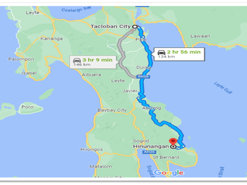 4,508 sqm residential lot in barangay salog, hinunangan, southern leyte