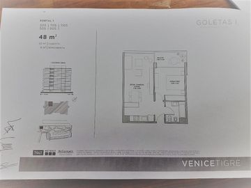 Venta departamento 2 ambientes - Venice - Tigre