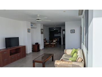 En renta departamento con vista al mar en Manta