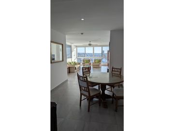 En renta departamento con vista al mar en Manta