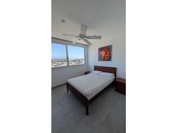 En renta departamento con vista al mar en Manta