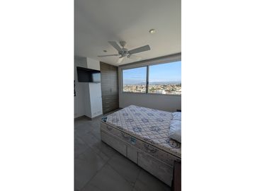 En renta departamento con vista al mar en Manta