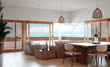 VENDO DEPARTAMENTOS EN MAHAHUAL- QUINTANA ROO FRENTE A LA PLAYA