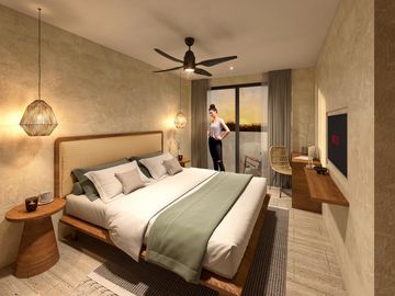 EN VENTA ESTUDIO EN MAHAHUAL CON ALBERCA Y GYM